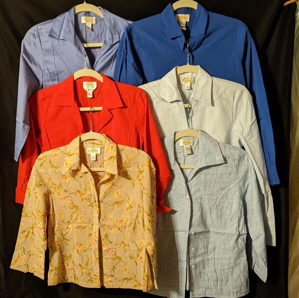 Lot of 6 button down shirts
